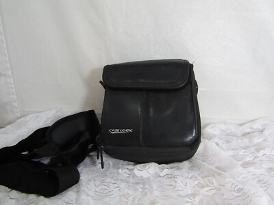 Case Logic Black Faux Leather Camera Bag With Shoulder Strap