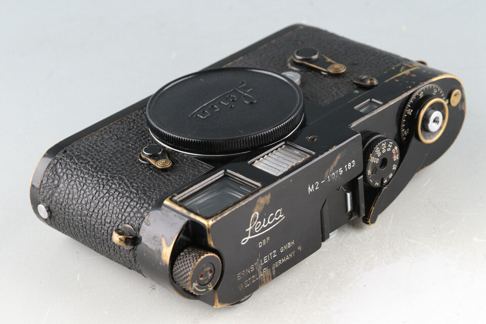 Leica Leitz M2 Black Paint 35mm Rangefinder Film Camera #47613 K