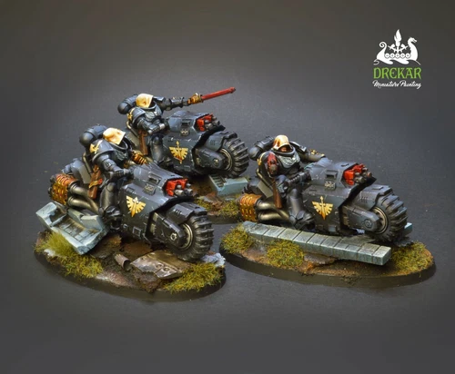 Ravenwing Outriders Dark Angels  ** COMMISSION ** painting