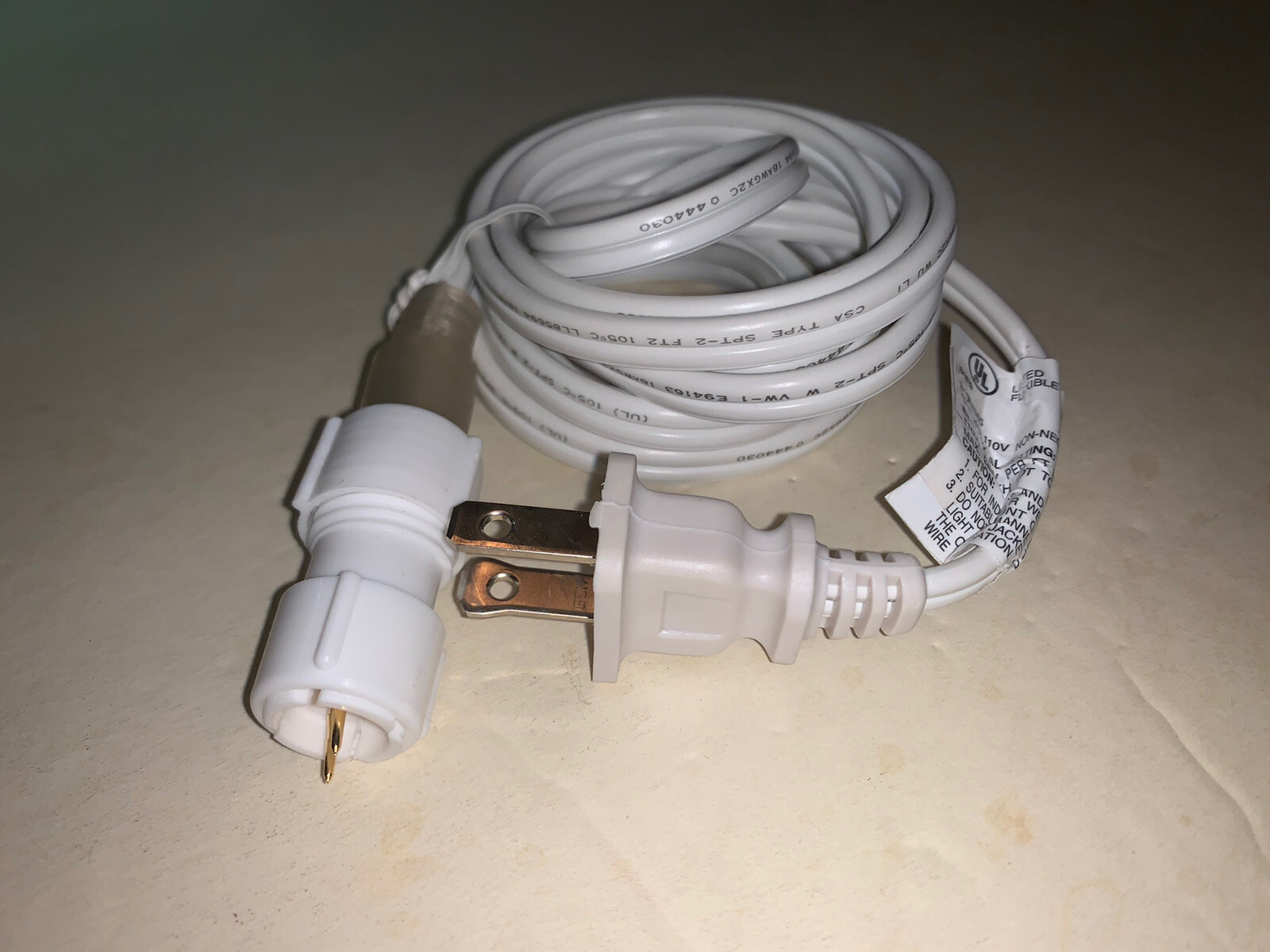 Standard 120 Volt 6 Foot LED Rope Light Power Cord Kit For 1/2” Rope