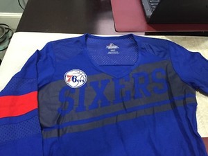 sixers shirt womens