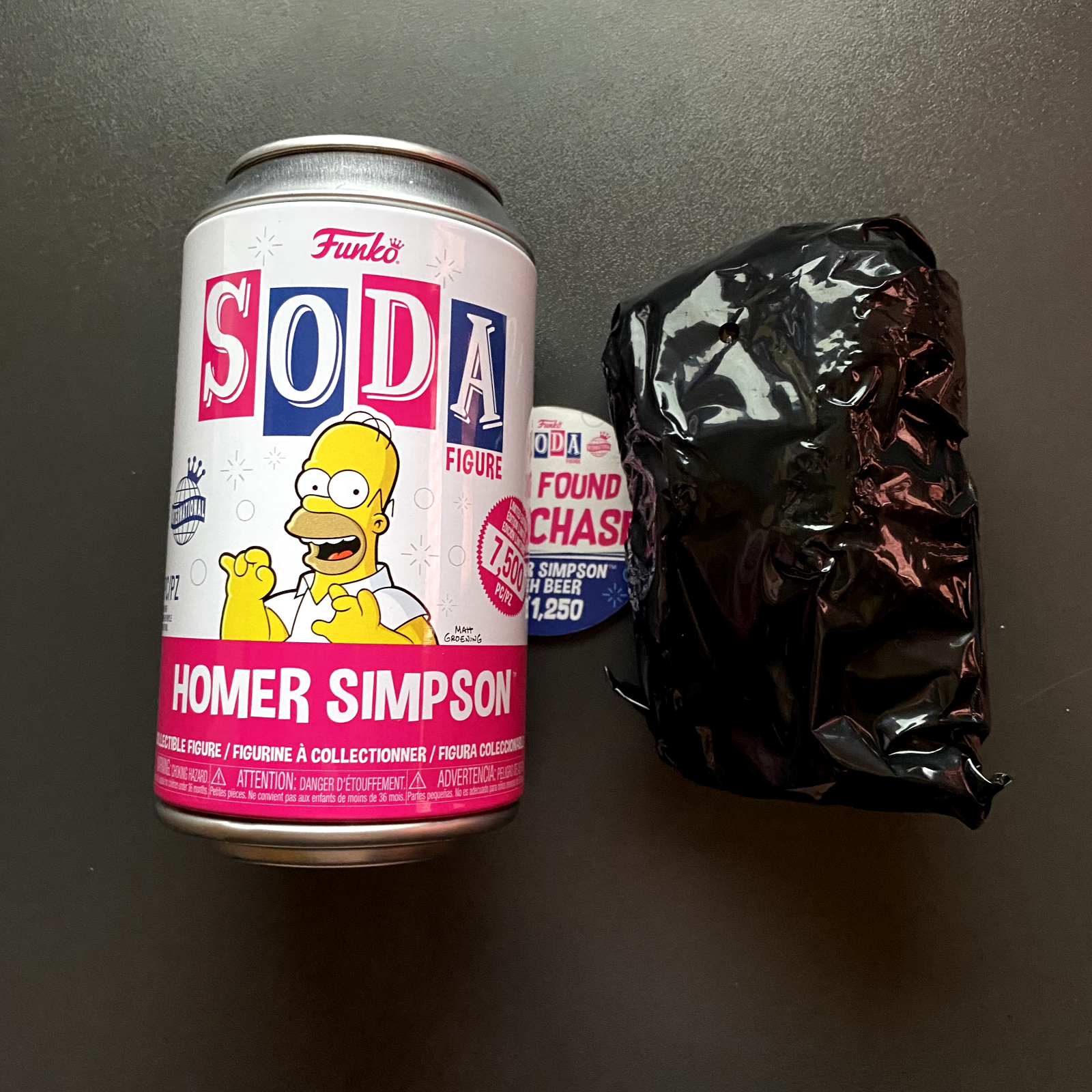Funko Soda Homer Simpson  1/1250 - Chase - The Simpsons - New
