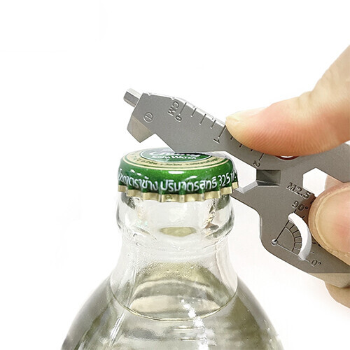 1X Outdoor survival multi tool keychain camping hiking tool key 20in1 - Picture 5 of 7