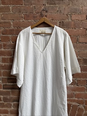 Mara Hoffman Swim Womens Dress Sz Small, White 100% Cotton