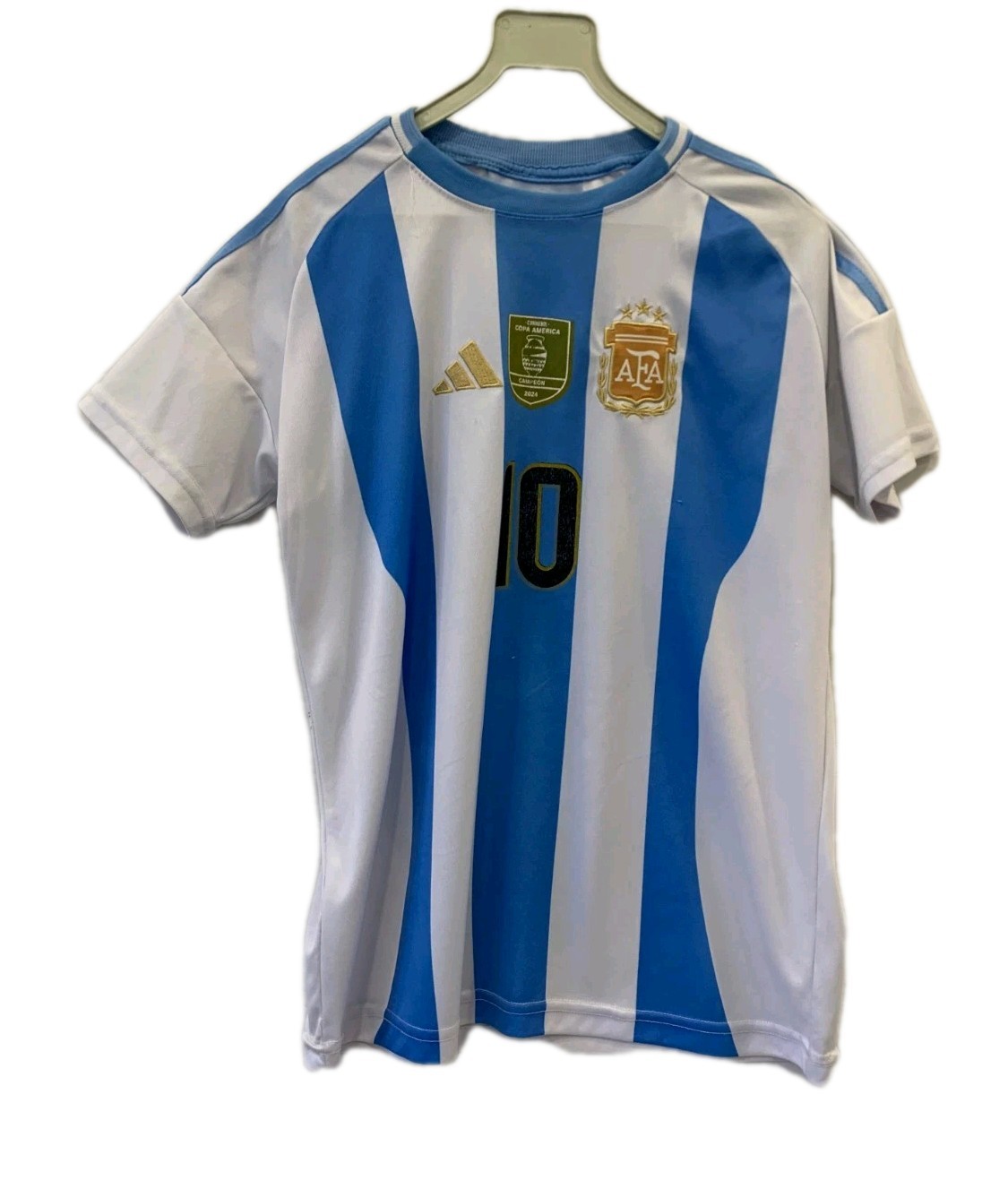 Argentina National Team Messi#10 Jersey Youth Sz 14 Soccer Copa América 2024#242