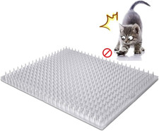 8 Pack Cat Deterrent Outdoor/Indoor Scat Mat, Pet Deterrent Training Mats, Keep