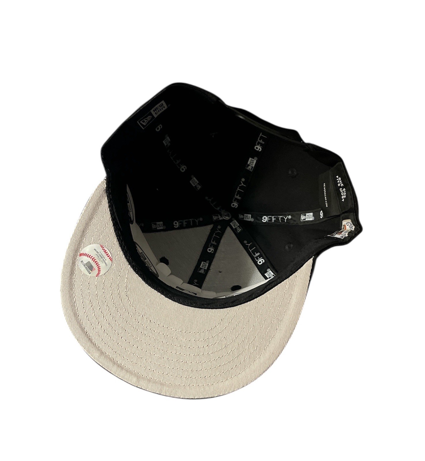 Los Angeles Dodgers 9Fifty New Era SnapBack Hat Black & White Adjustable
