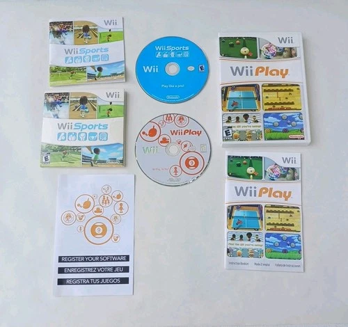 Nintendo Selects Wii Sports (Wii, 2006) & Wii Play (2007) Complete