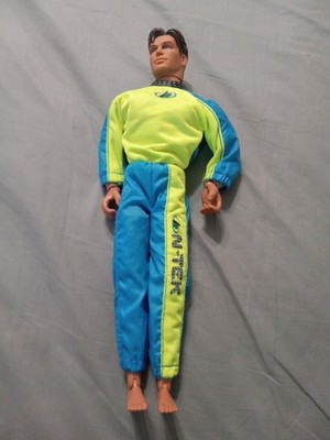 Vintage Max Steel N-Tek 11.5'' Articulated Figure Mattel 1998