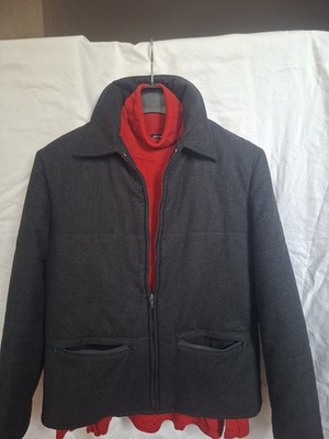 ''Sisley'' Damen warme Jacke Wolle-60% Gr.M Neuwertig
