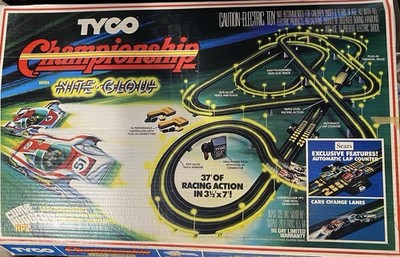 Vintage 1979 TYCO Championship Nite-Glow Track Near Complete +xtra remote/ power