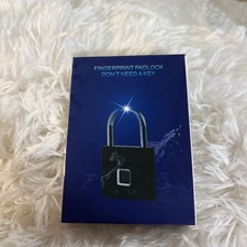 WaterproofSmart Fingerprint DoorLock Keyless Padlock Security Rechargeble (1E) X