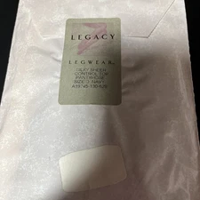 Legacy Legwear Control Top Silky Sheer Navy Blue Sz D Fits to 6'0" & 220# NEW