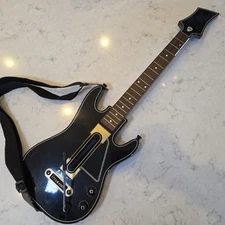 Guitar Hero Wireless Guitar w Strap PS3 PS4 PS5 Xbox Wii 0000654 No Dongle