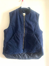 Carhartt Insulated Zip Front Work Vest Men s XL Blue V02 MDT