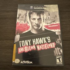 Tony Hawk's American Wasteland (Nintendo GameCube, 2005) Box And Game No Manual