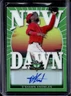 2020 Leaf Valiant D Shawn Knowles New Dawn Auto Green #/99