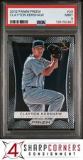 2012 PANINI PRIZM #29 CLAYTON KERSHAW DODGERS PSA 9
