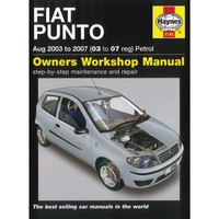 Fiat Punto SchräGheck 1,2 L Benzin August 2003 - 2007 Workshop Manual Haynes