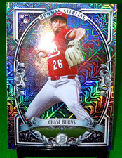 mojo refractor RC 2026 Bowman Chrome Sterling Chase Burns #BST-10 Reds Prospect