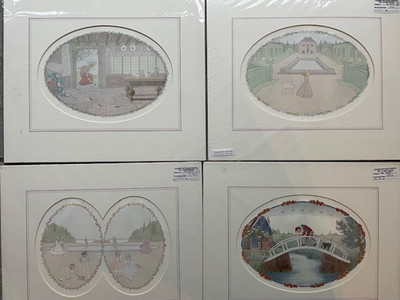 Auswahl Original Vintage Drucke Henriette Willebeek Le Mair Kinderreime