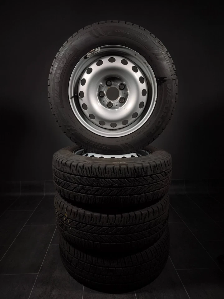 4 Komplettrräder  205 65 R16 C Mercedes V Klasse W447 16" Stahlfelgen - Bild 2 von 3