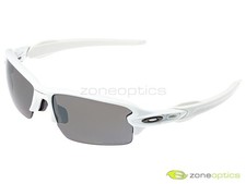 Oakley Flak 2.0 Polarized Sunglasses OO9271-2461 White/Prizm Black Asian