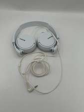 Sony MDR-ZX110 Stereo Headphones White New Open Box