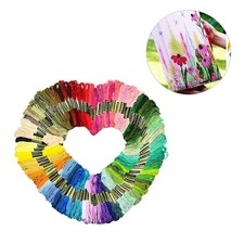 100 Color Fil À Broder En Coton La Main Fils Broderie Kit Matériel