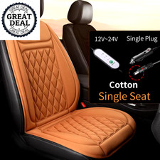 Housse de Siège Auto Chauffante 30' Tissu/Flanelle Protection Chauffante 25W Housse Chauffante NEUVE