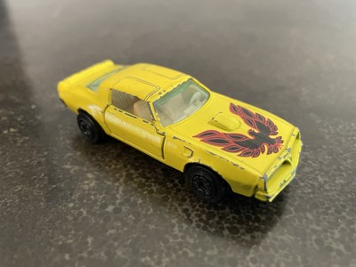 Yatming Yellow Pontiac Trans-Am #1060 1/64 Scale Diecast Car Vintage 1979