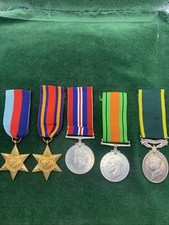 WW2 Medal Group Of 4 And Territorial Efficiency Medal 783884 SSgt GH Angwin RA