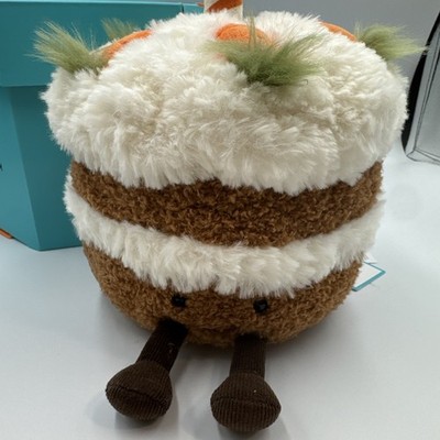JELLYCAT Amuseables Carrot Cake Chicago Exclusive New With Box and