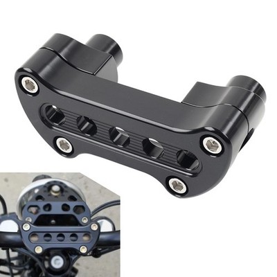 1'' Handlebar Riser Top Clamp Mount for Harley Sportster Softail Dyna Road King