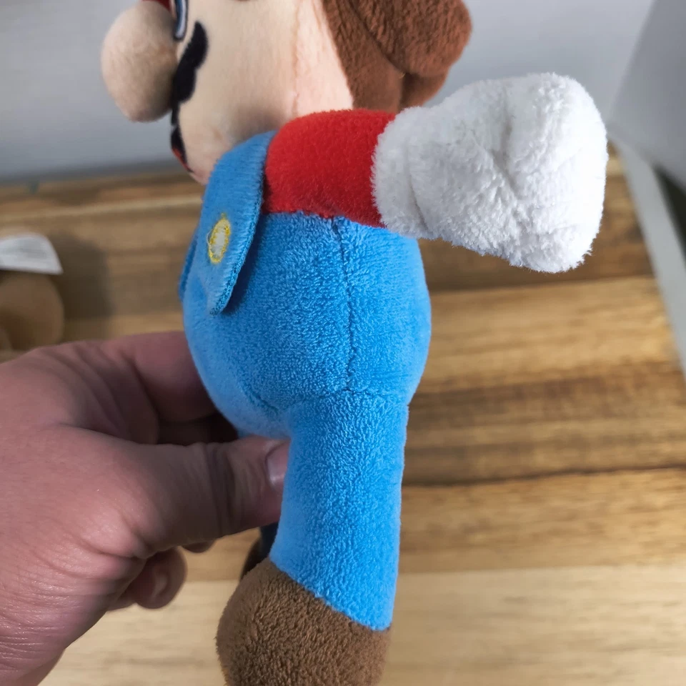 Nintendo Super Mario Bros. Mario Muñeca de Peluche de 8 Pulgadas con Lote KONG SIN ETIQUETA EN MARIO Foto 3 de 4