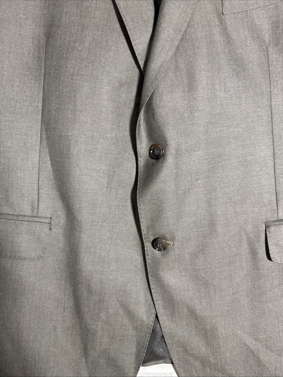 Sean John brown polyester blend two-button Blazer… - image 3