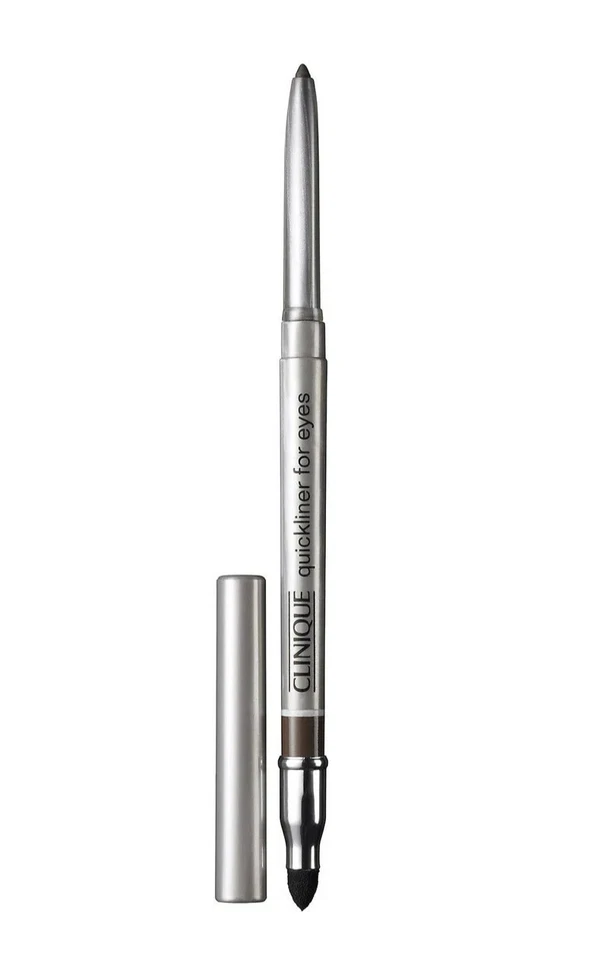 Clinique Quickliner For Eyes w/Smudger 11 Black/Brown Full Size NWOB