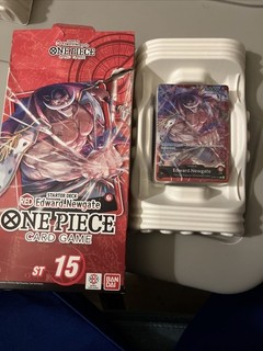 ONE PIECE TCG Edward Newgate Red STARTER DECK ST 15 English No Booster Pack
