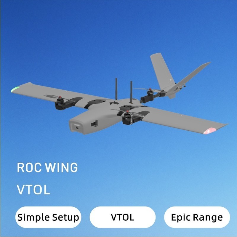 ArgusFPV VTOL PNP FPV Fixed Wing Drone with Flight Control System Long Endurance