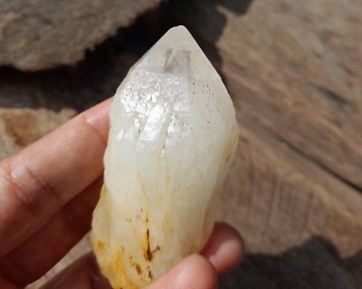 RARE Azeztulite Elestial Cathedral Quartz Pointer, Natural Rock Crystal Healing