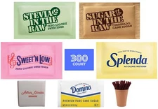 300 Count | Sugar and Sweetener Packets | Sugar Substitute | Pure Cane Sugar |