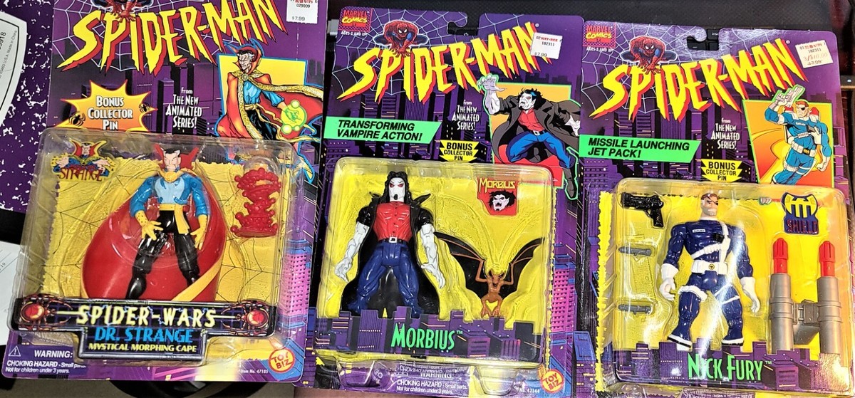 SPIDER-MAN Animated MORBIUS, Dr. Strange, NICK FURY '95,'96 NEW