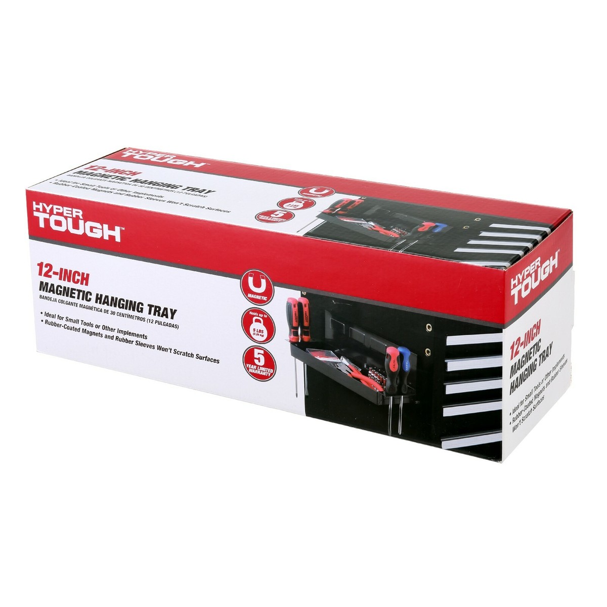 Garage Shop Magnetic Hanging Tool Tray Holder For Tools and