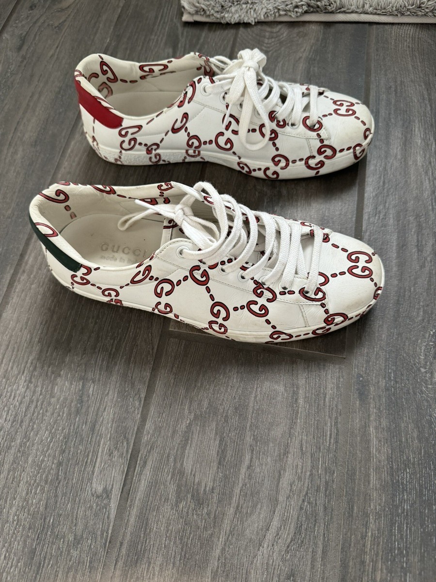 スニーカー Gucci Sneaker Ace In Tessuto Gg Gucci Ace Sneakers GG Motif Size 6.5 | eBay