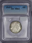 1916-D Barber Quarter 25c ICG MS65