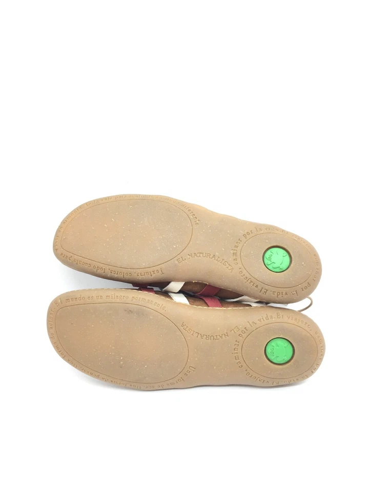 El Naturalista El Viajero Zapatos Planos De Cuero Marrón Mujeres T.41 US.9 UK.8 - Imagen 3 de 4