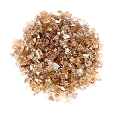 Reflective Fire Glass 10 lb Copper