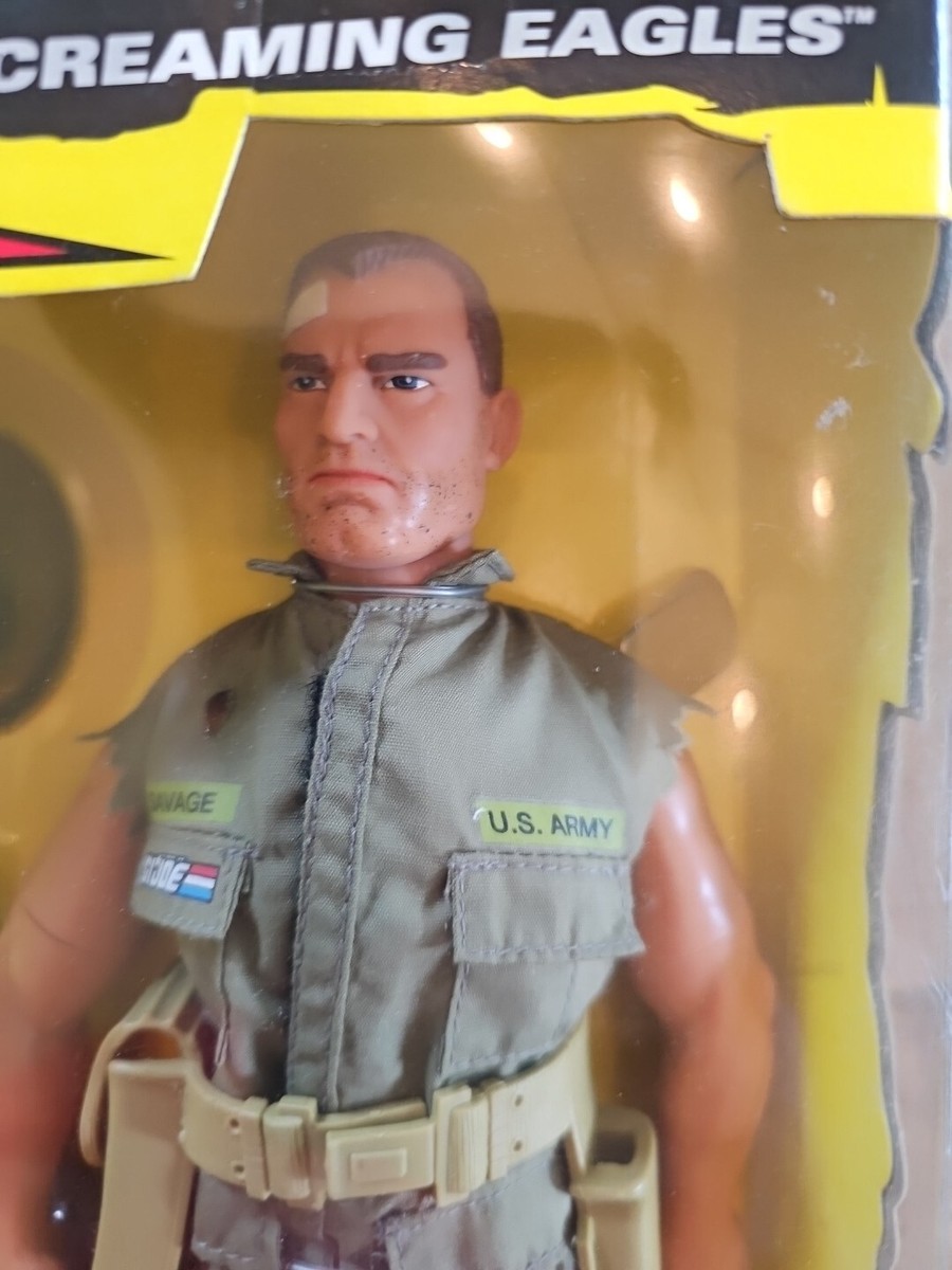 1994 Sgt Savage Total Combat Gi Joe Hasbro 81292 Screaming