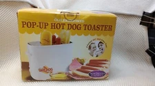 Nostalgia Electric Collection Pop Up Hot Dog Toaster HDT-600 Retro Style White