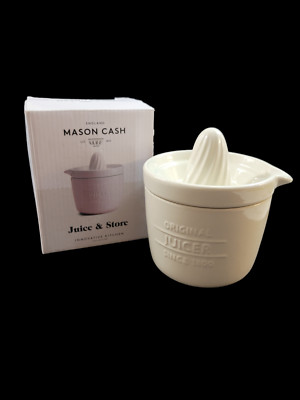 Mason Cash Innovative Kitchen Juice & Store White Stoneware England